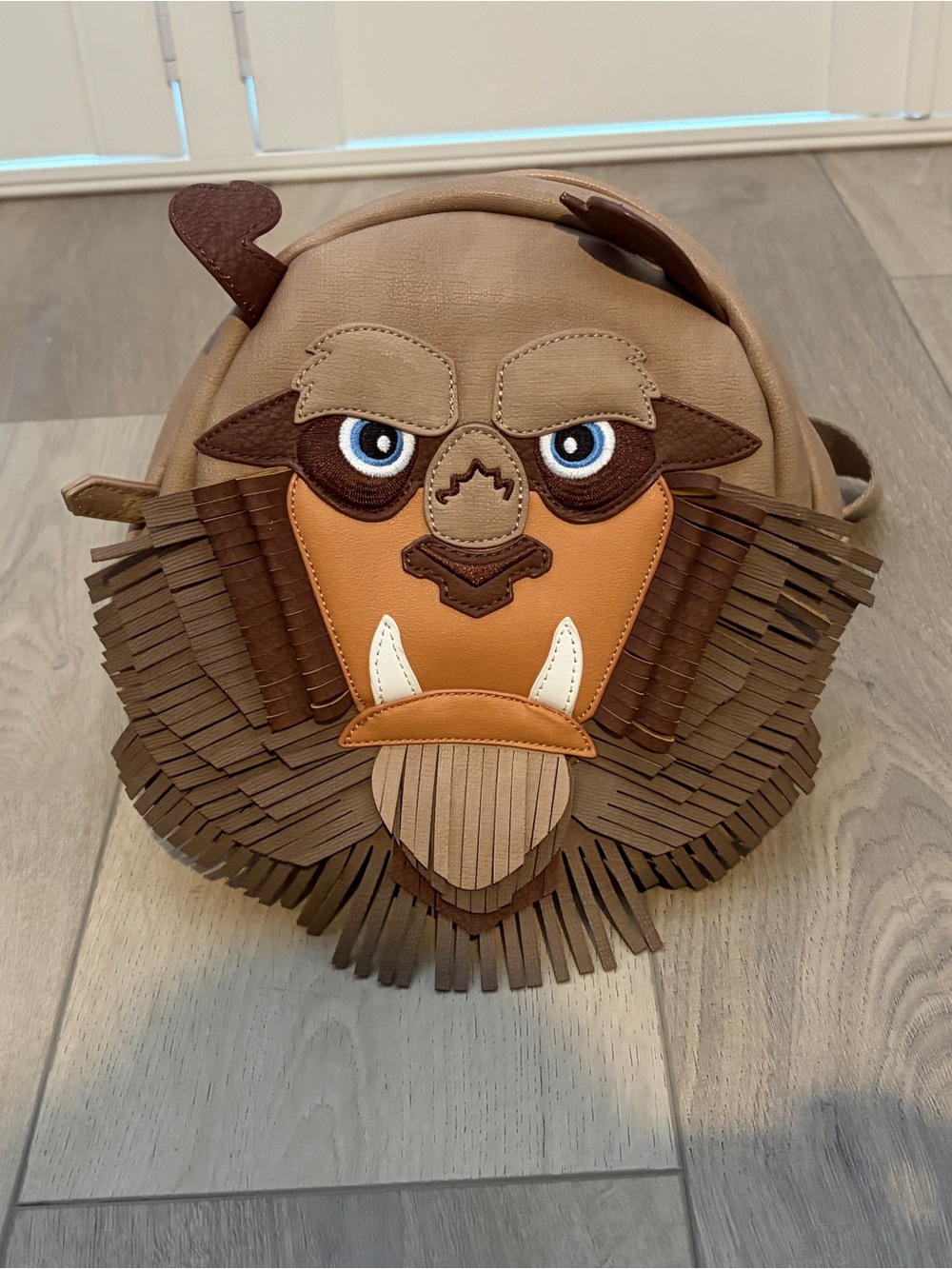 Danielle Nicole Beauty and the Beast Character Fringe Mini Backpack
